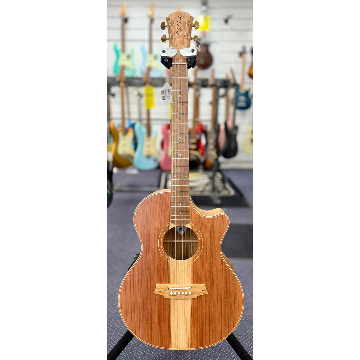 Cole Clark AN2EC-RDBLR Redwood/Blackwood Rosewood Acoustic-Electric Guitar W/- Hard Case-Cole Clark-Infinite Music