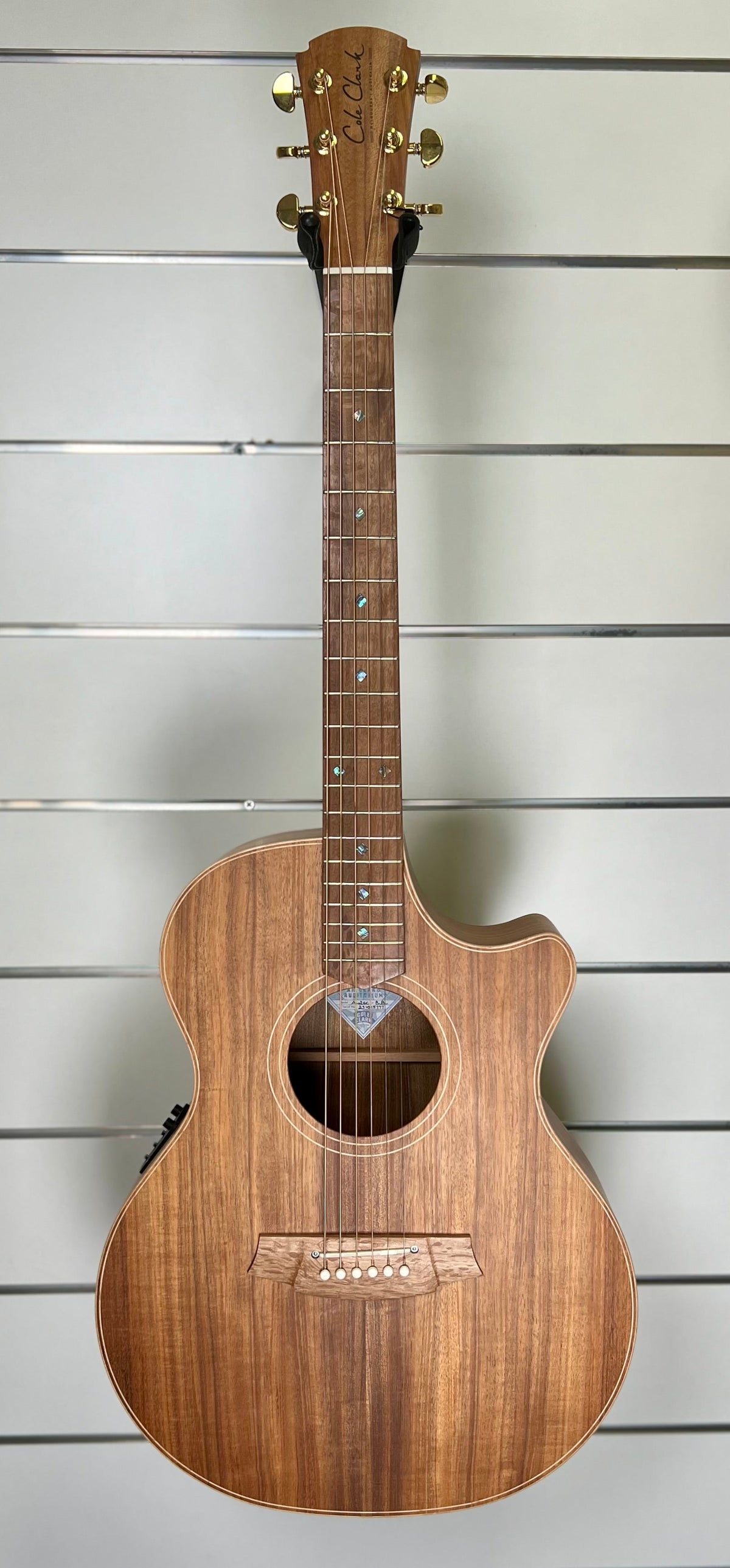 Cole Clark Angel AN2EC-BLBL Acoustic Electric Guitar W/- Hard Case-Cole Clark-Infinite Music