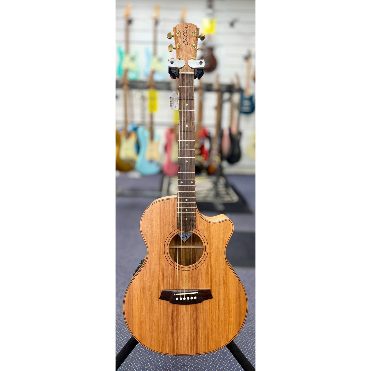 Cole Clark Angel AN2EC-BLBLR Blackwood/Blackwood Rosewood Acoustic Electric Guitar W/-Hard Case-Cole Clark-Infinite Music