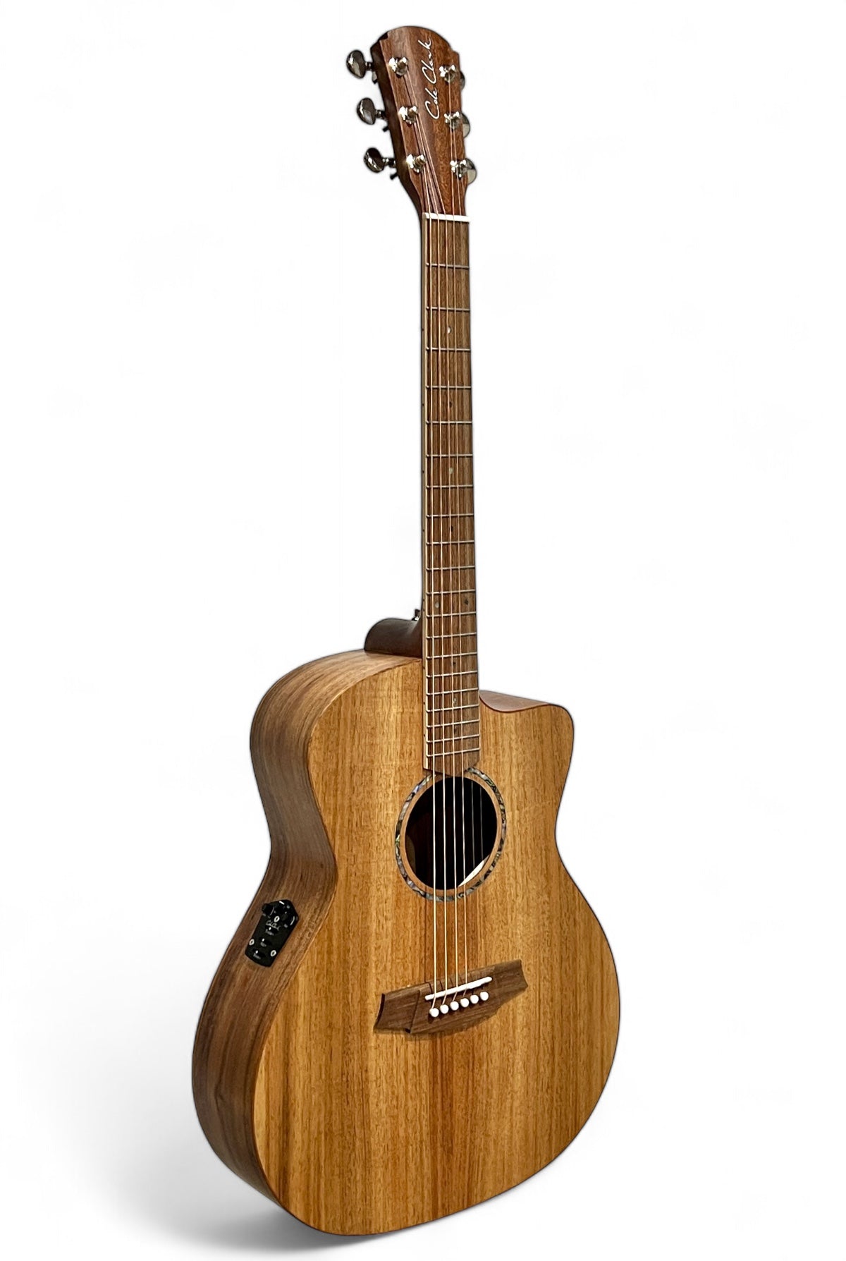 Cole Clark CCSAN1EC-BLBL Studio GA Acoustic Guitar - Blackwood W/- Heavy Duty Bag-Cole Clark-Infinite Music
