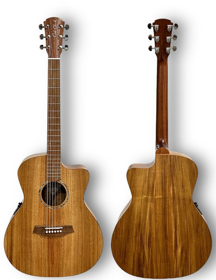 Cole Clark CCSAN1EC-BLBL Studio GA Acoustic Guitar - Blackwood W/- Heavy Duty Bag-Cole Clark-Infinite Music