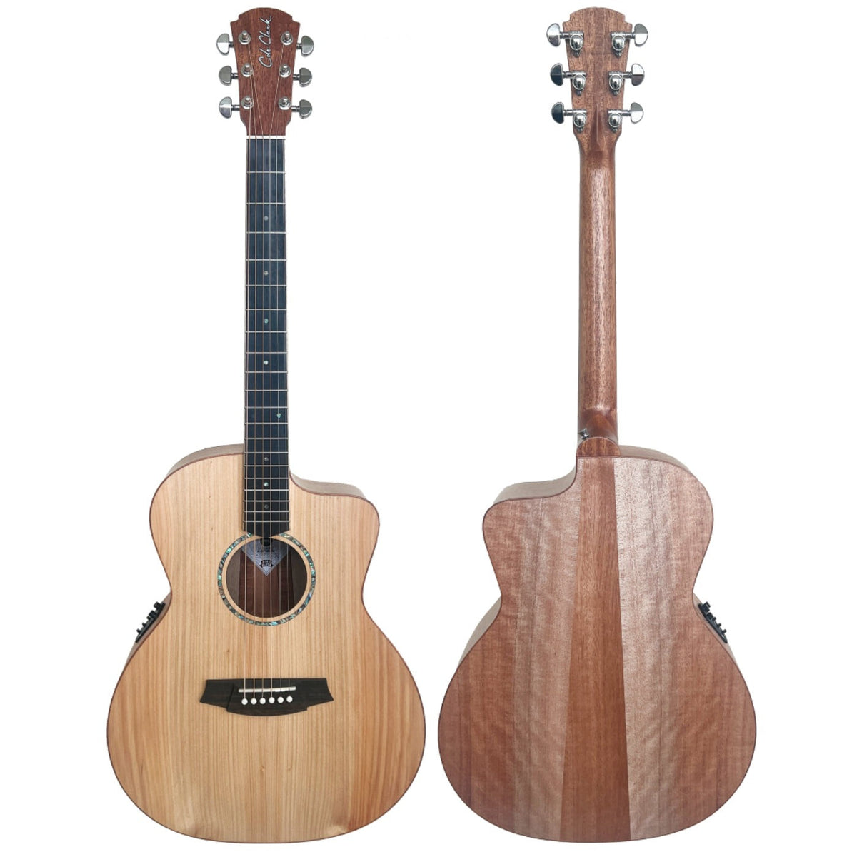Cole Clark CCSAN1EC-BM Studio GA Acoustic Electric Guitar - Bunya / Maple - W/- Heavy Duty Bag-Cole Clark-Infinite Music