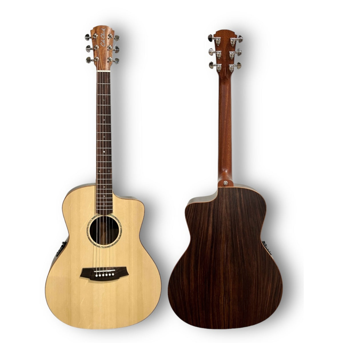 Cole Clark CCSAN1EC-SR Studio GA Acoustic Guitar - Spruce / Rosewood W/- Deluxe Gig Bag-Cole Clark-Infinite Music