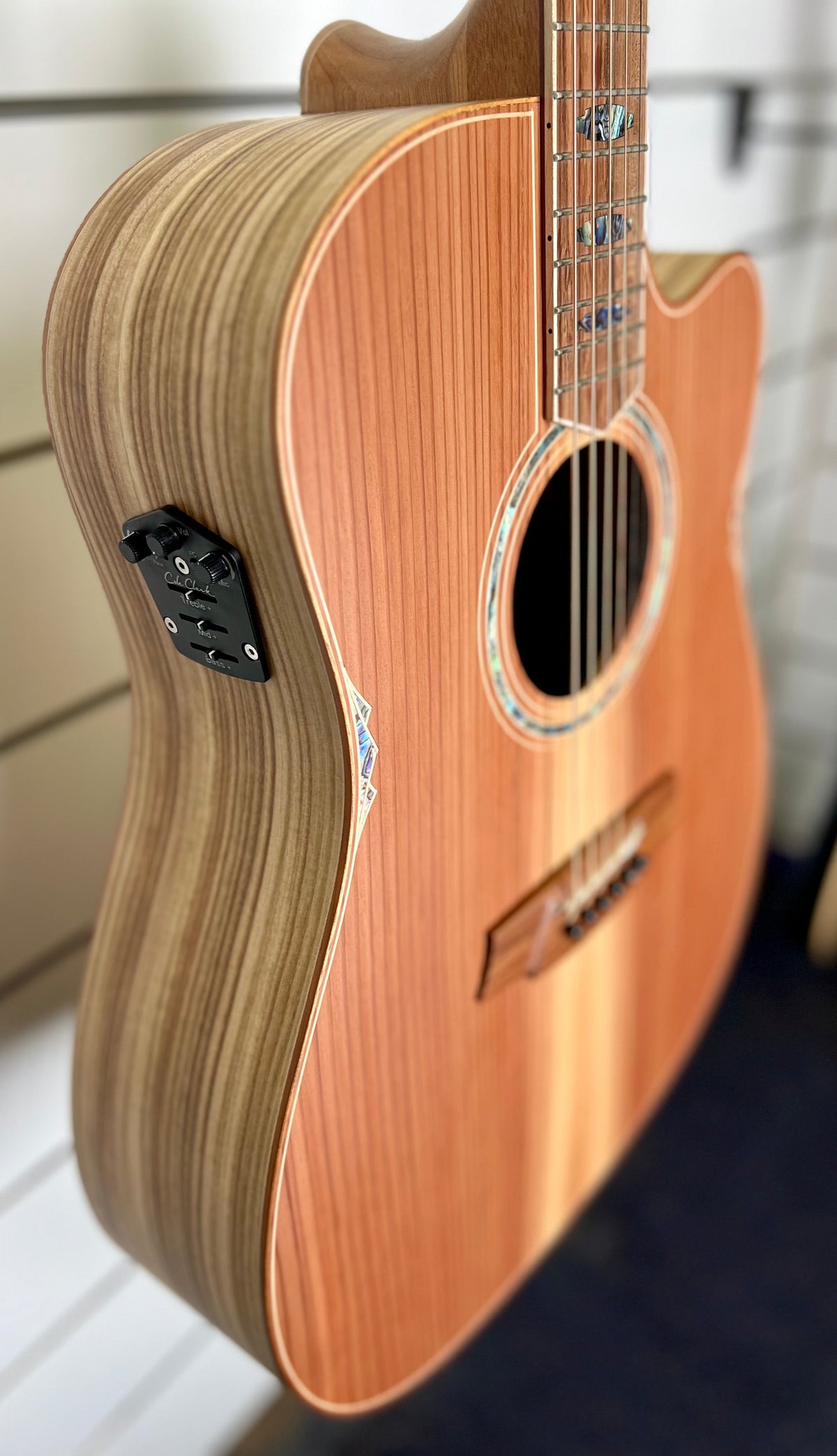 Cole Clark Fat Lady 3 FL3EC-RDCL-AE Acoustic Electric Guitar-Cole Clark-Infinite Music