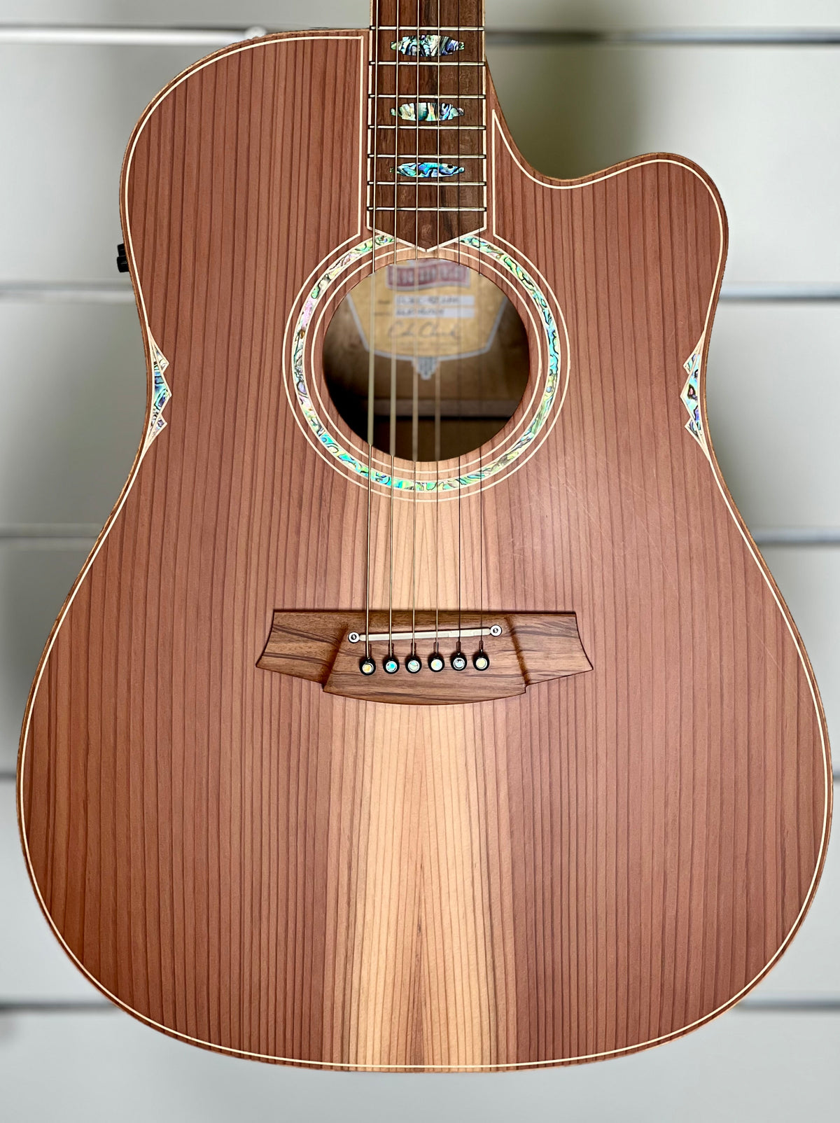 Cole Clark Fat Lady 3 FL3EC-RDCL-AE Acoustic Electric Guitar-Cole Clark-Infinite Music