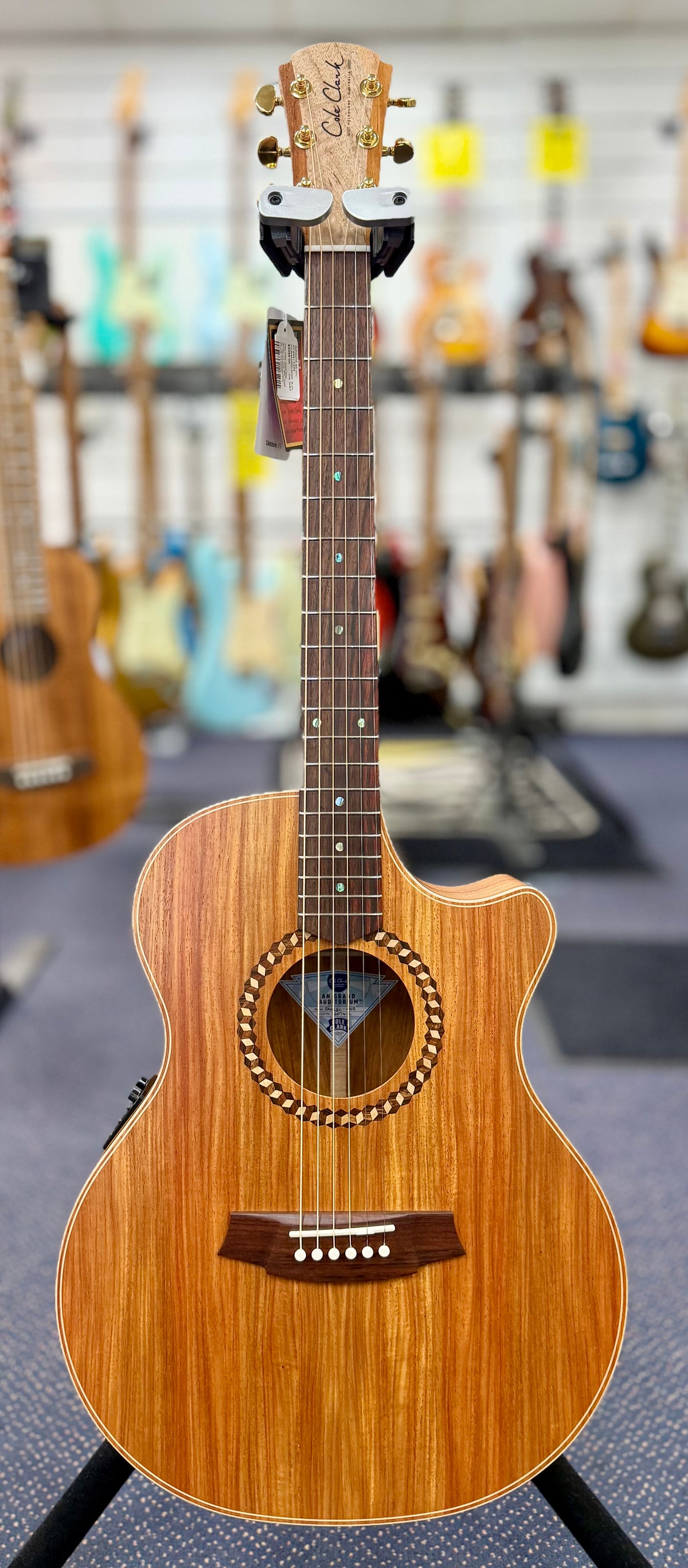 Cole Clark RAN2EC-NNR Recording Angel - Nara Rosewood W/- Pickup & Hardcase-Cole Clark-Infinite Music