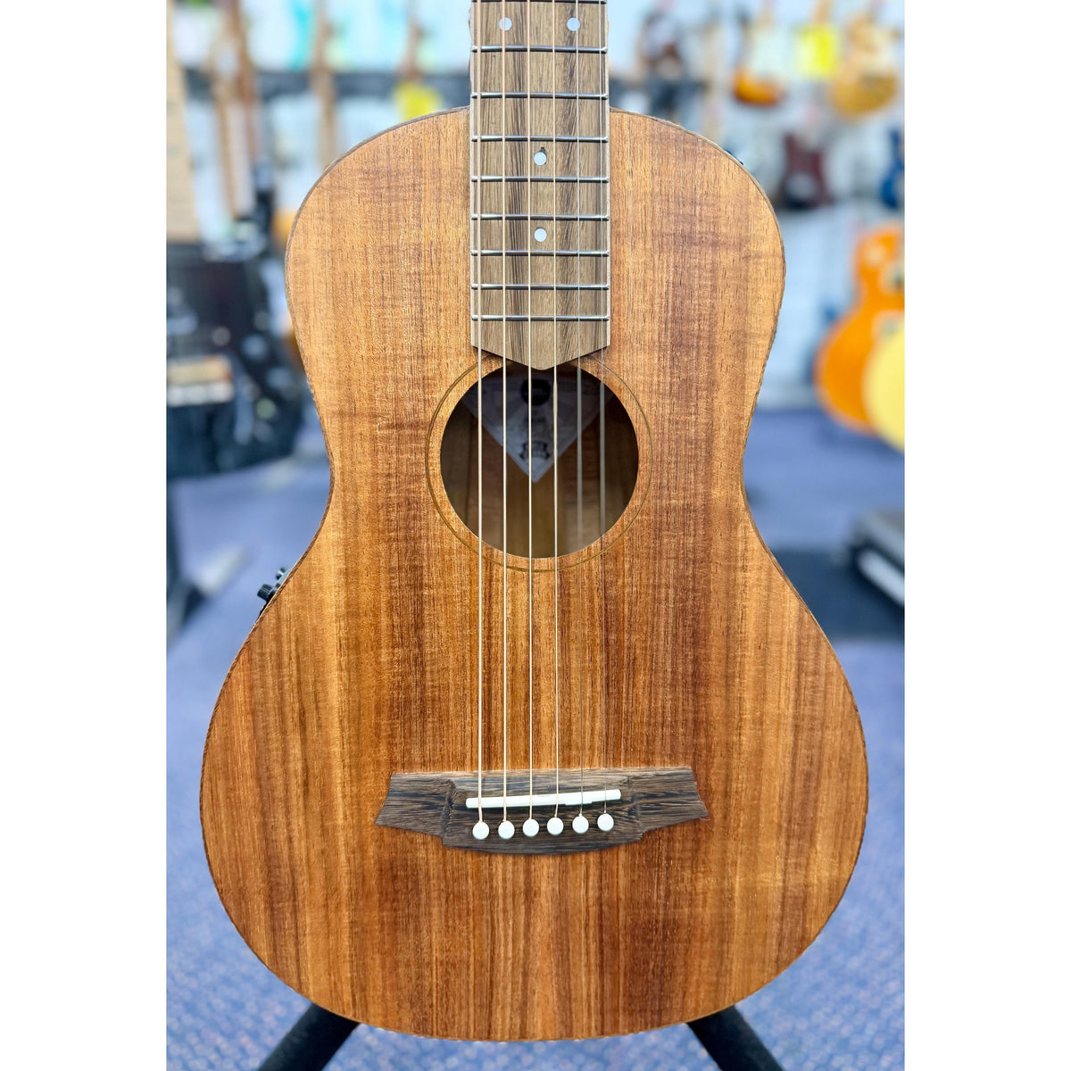 Cole Clark SP1E-BLBL Studio Parlour 24.75" Scale Acoustic - Blackwood W/- Deluxe Gigbag-Cole Clark-Infinite Music