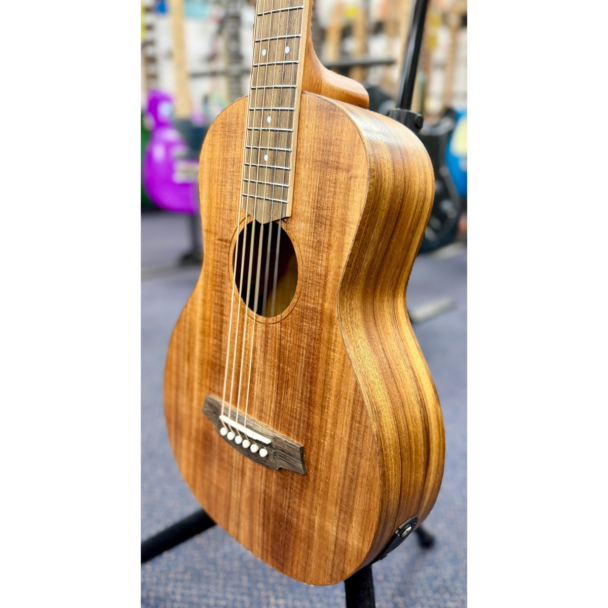 Cole Clark SP1E-BLBL Studio Parlour 24.75" Scale Acoustic - Blackwood W/- Deluxe Gigbag-Cole Clark-Infinite Music