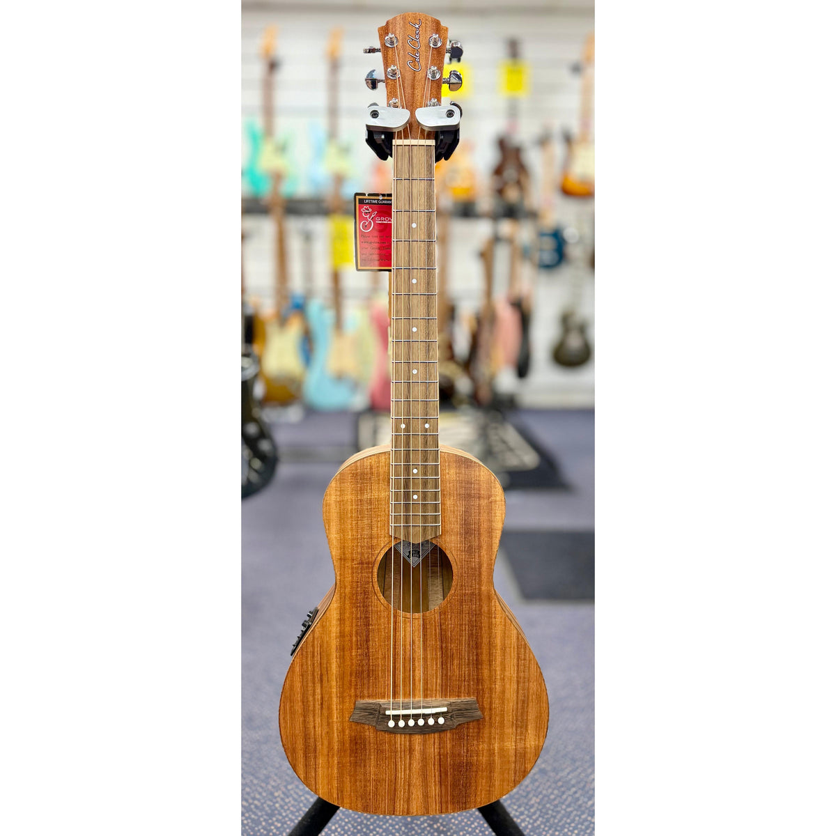 Cole Clark SP1E-BLBL Studio Parlour 24.75" Scale Acoustic - Blackwood W/- Deluxe Gigbag-Cole Clark-Infinite Music