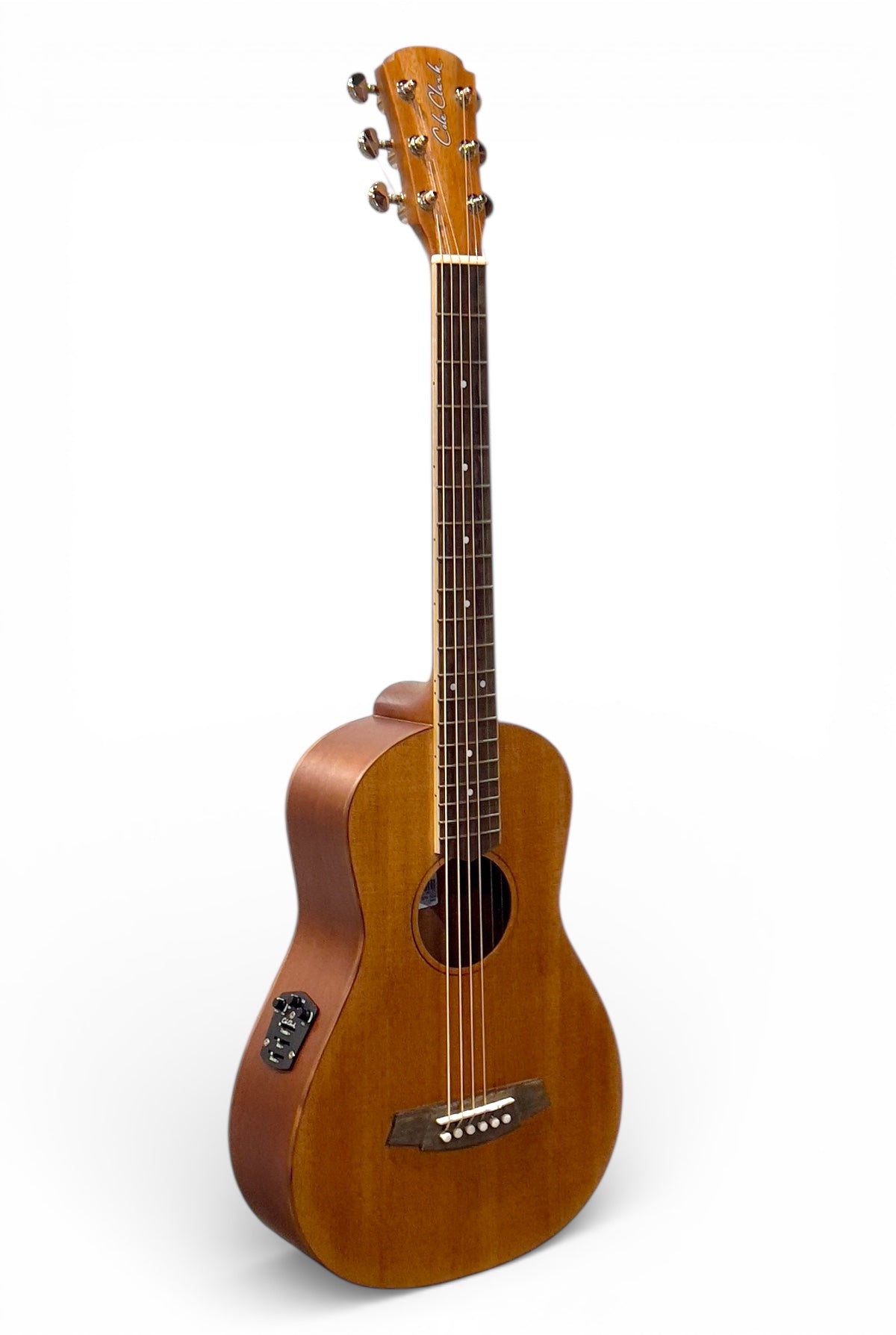 Cole Clark SP1E-MMAH Studio Parlour 24.75" Scale Acoustic - Mahogany in Deluxe Gigbag-Cole Clark-Infinite Music