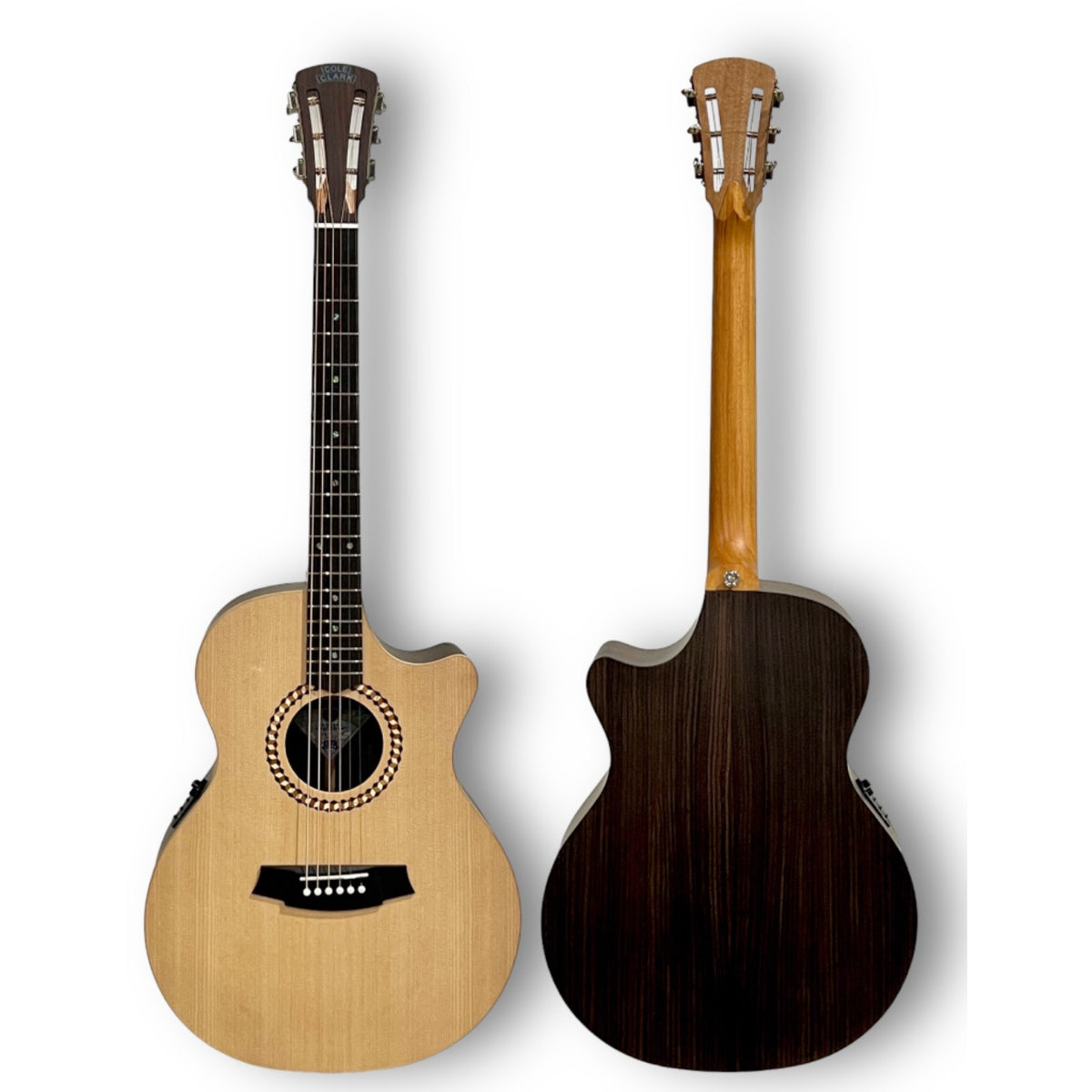 Cole Clark SRAN2EC-SRE Studio Recording Grand Auditorium - Spruce / Rosewood W/ Hard Case-Cole Clark-Infinite Music