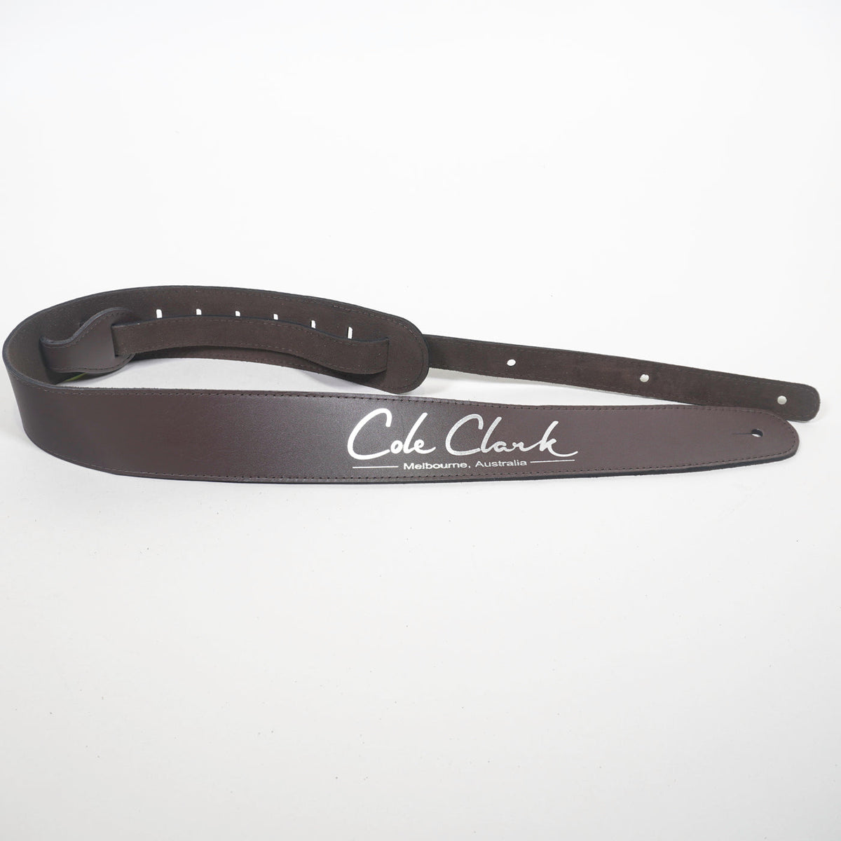 Cole Clark Saddle Brown Leather Guitar Strap-Cole Clark-Infinite Music