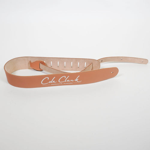 Cole Clark Tan Leather Guitar Strap-Cole Clark-Infinite Music