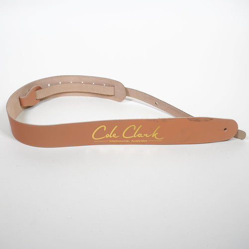 Cole Clark Tan Leather Guitar Strap-Cole Clark-Infinite Music