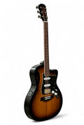 Cole Clark Thinline Hybrid HSS All Solid Grand Auditorium Mahogany - Sunburst W/ Deluxe Gig Bag-Infinite Music-Infinite Music