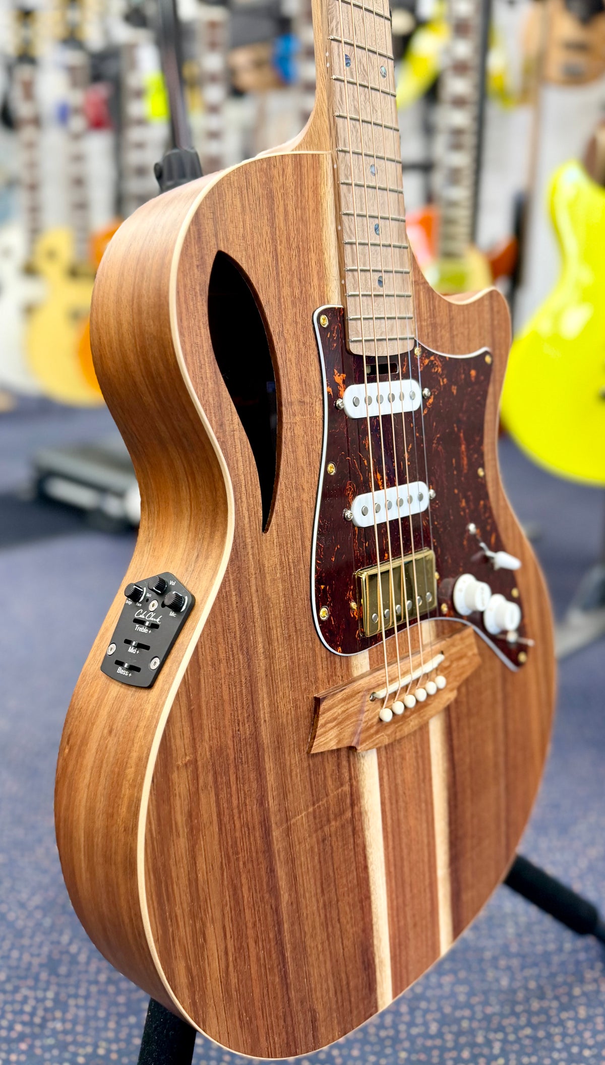Cole Clark 'True Hybrid' TL2EC-BLBL-HSS Australian Blackwood in Hardcase-Cole Clark-Infinite Music