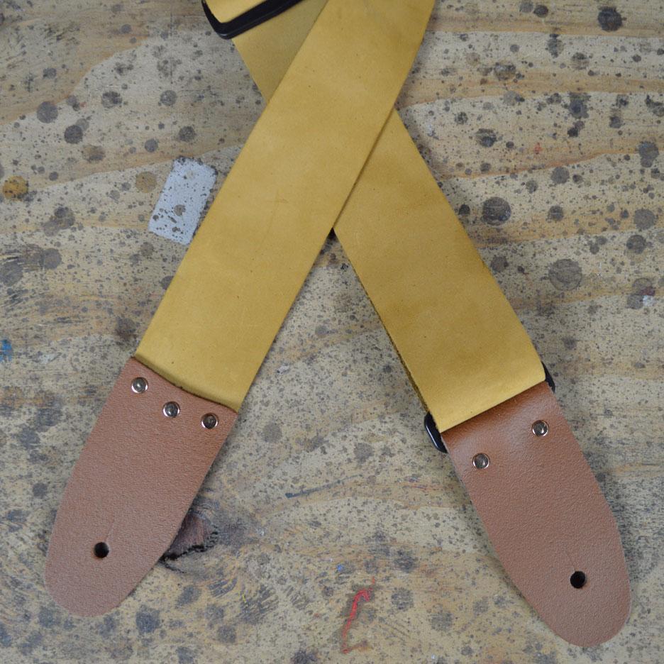 Colonial Leather 2″ Tan Soft Leather Slide Adjustable Guitar Strap-Colonial Leather-Infinite Music