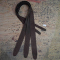 Colonial Leather 2.5″ Sueded Dark Brown Relic Soft Leather Guitar Strap-Colonial Leather-Infinite Music