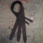 Colonial Leather 2.5″ Sueded Dark Brown Relic Soft Leather Guitar Strap-Colonial Leather-Infinite Music