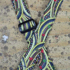 Colonial Leather Aboriginal Art Rag Ukulele Strap Butterflies Circle Of Life-Colonial Leather-Infinite Music