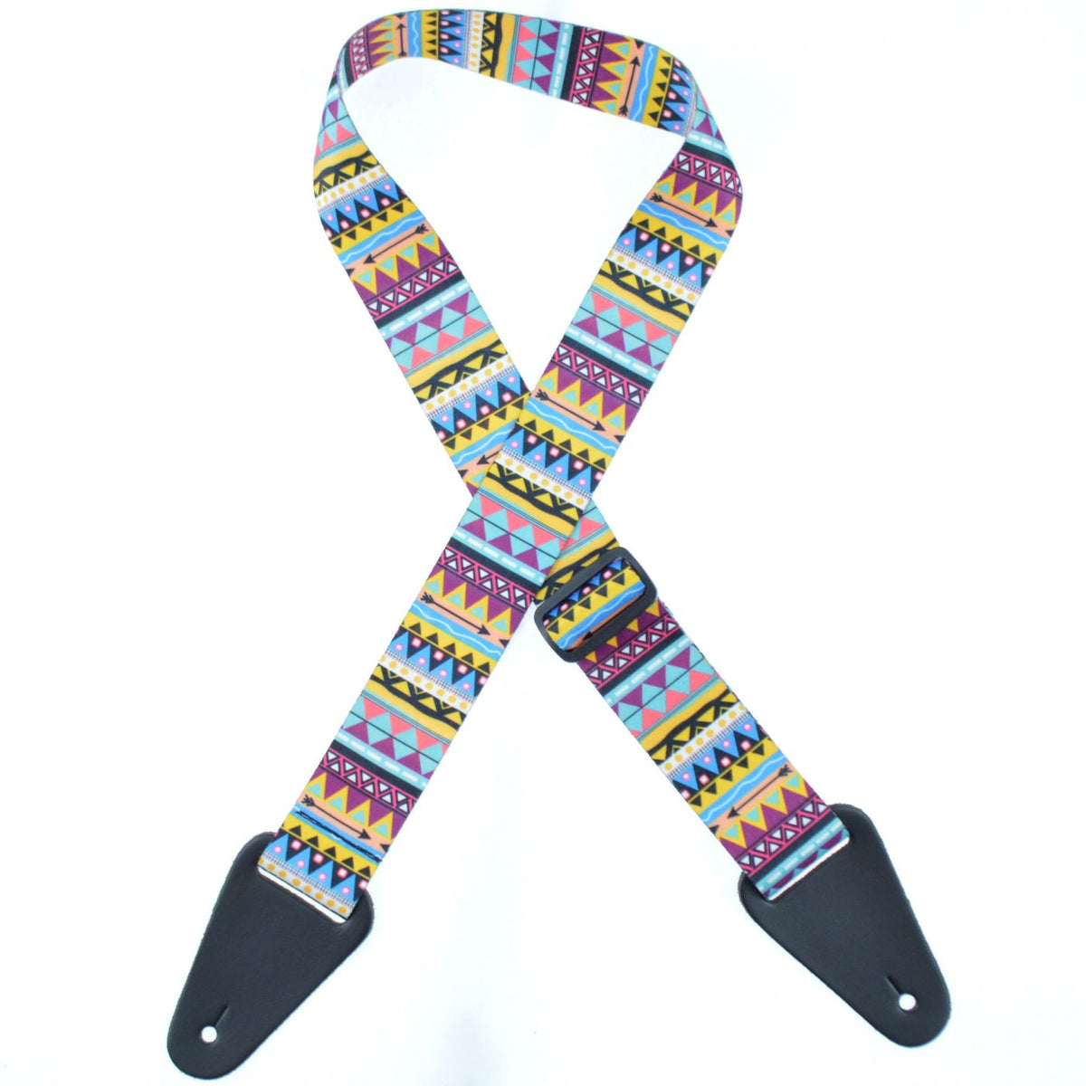 Colonial Leather Apache Printed Webbing Guitar Strap-Colonial Leather-Infinite Music