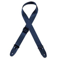 Colonial Leather Black Herringbone Seat Belt Webbing Guitar Strap-Colonial Leather-Infinite Music