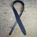 Colonial Leather Black Leather Guitar Strap-Colonial Leather-Infinite Music
