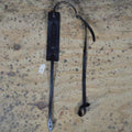 Colonial Leather Black Leather Mandolin Strap With Pad-Colonial Leather-Infinite Music