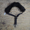 Colonial Leather Black Mottle Faux Fur Saxophone Strap-Colonial Leather-Infinite Music