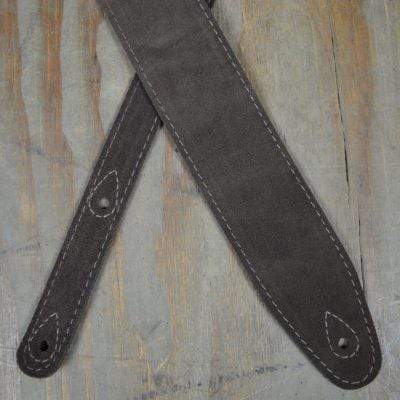 Colonial Leather Brown Double Suede Guitar Strap-Colonial Leather-Infinite Music