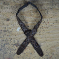 Colonial Leather Dark Brown/ Chocolate Lacing & Suede Guitar Strap-Colonial Leather-Infinite Music