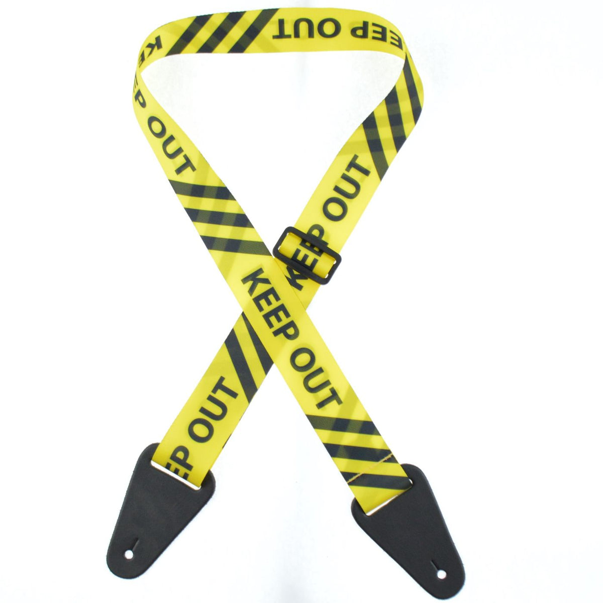 Colonial Leather Keep Out Printed Webbing Guitar Strap-Colonial Leather-Infinite Music