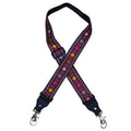 Colonial Leather Multicoloured Squares Jacquard Banjo Cradle with Hooks-Colonial Leather-Infinite Music