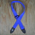 Colonial Leather Poly Blue Webbing Guitar Strap-Colonial Leather-Infinite Music