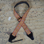 Colonial Leather Red Jacquard Ukulele Strap-Colonial Leather-Infinite Music