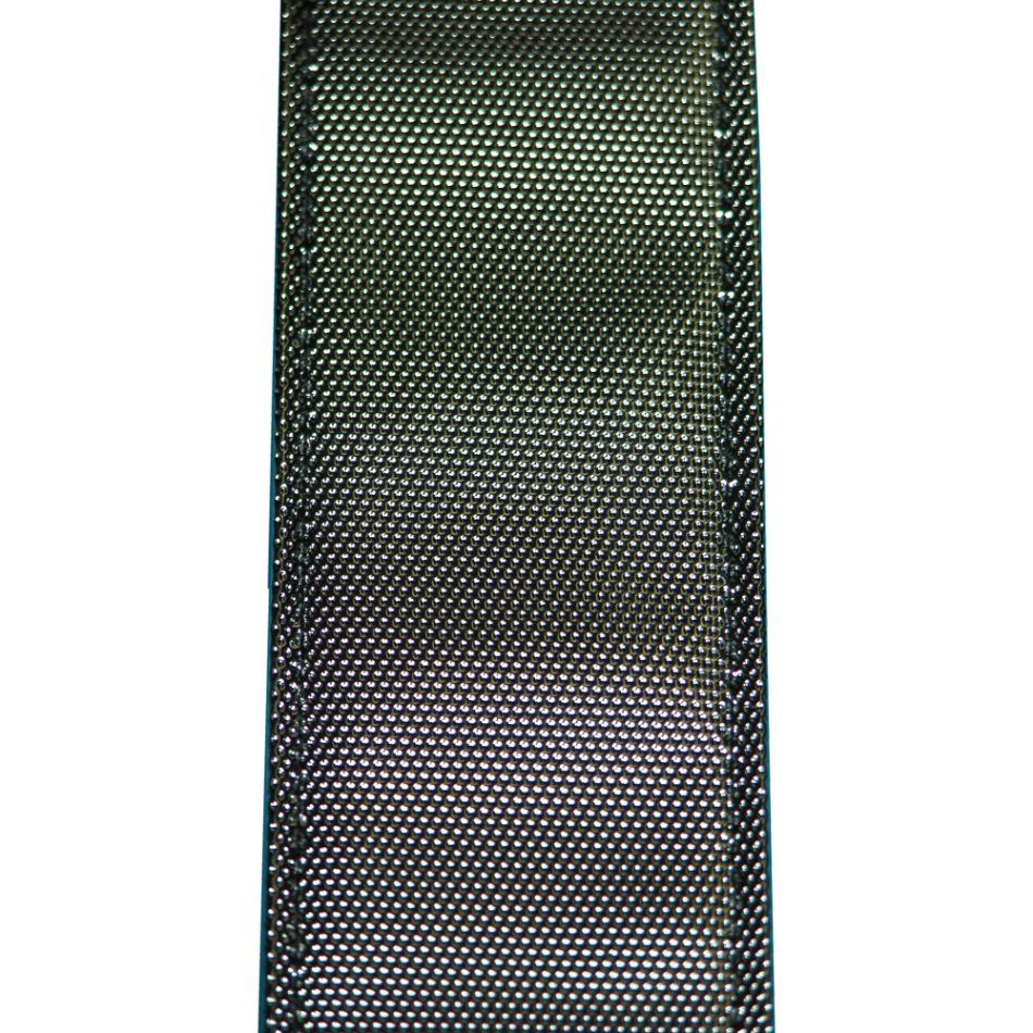 Colonial Leather Silver Mesh Rag Guitar Strap-Colonial Leather-Infinite Music