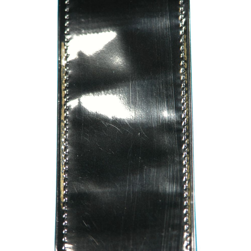 Colonial Leather Silver Plain Rag Guitar Strap-Colonial Leather-Infinite Music