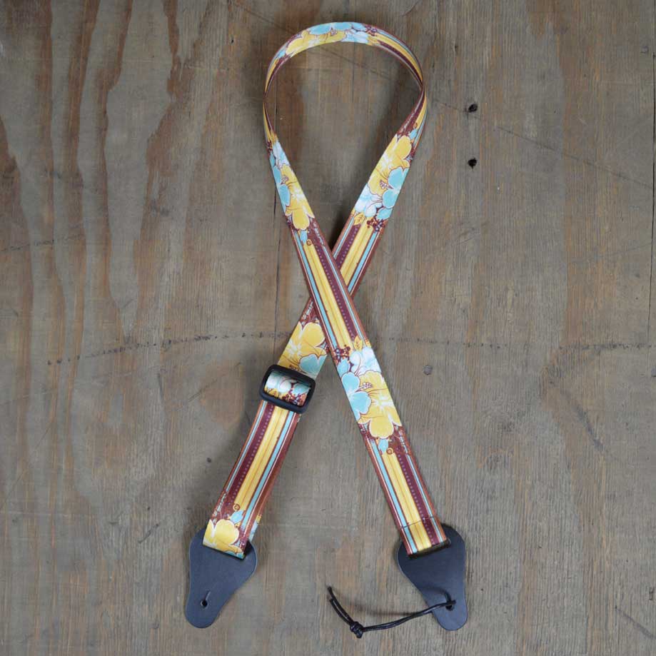 Colonial Leather Stripes Printed Webbing Ukulele Strap-Colonial Leather-Infinite Music
