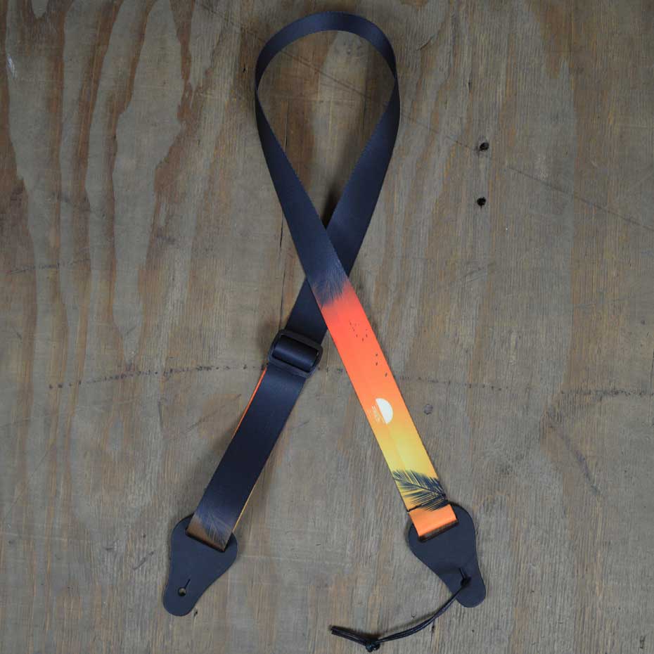 Colonial Leather Sun Printed Webbing Ukulele Strap-Colonial Leather-Infinite Music