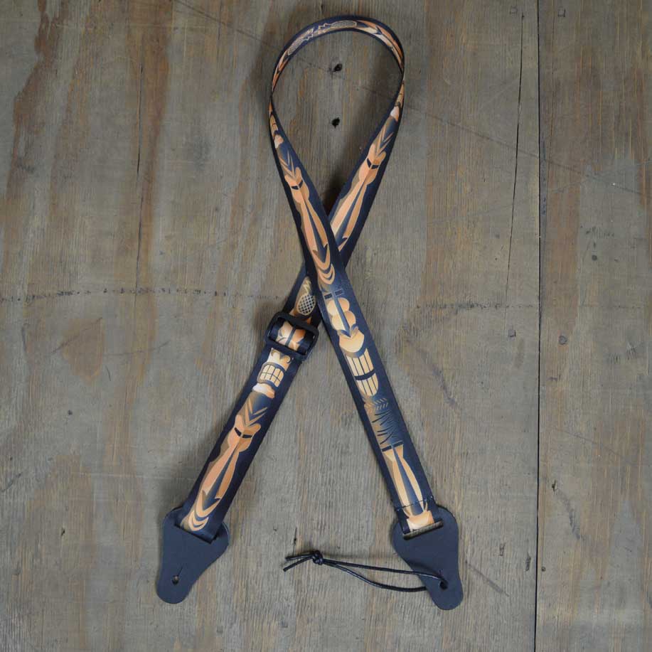 Colonial Leather Totem Printed Webbing Ukulele Strap-Colonial Leather-Infinite Music