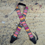 Colonial Leather Yellow Rasta Rag Ukulele Strap-Colonial Leather-Infinite Music