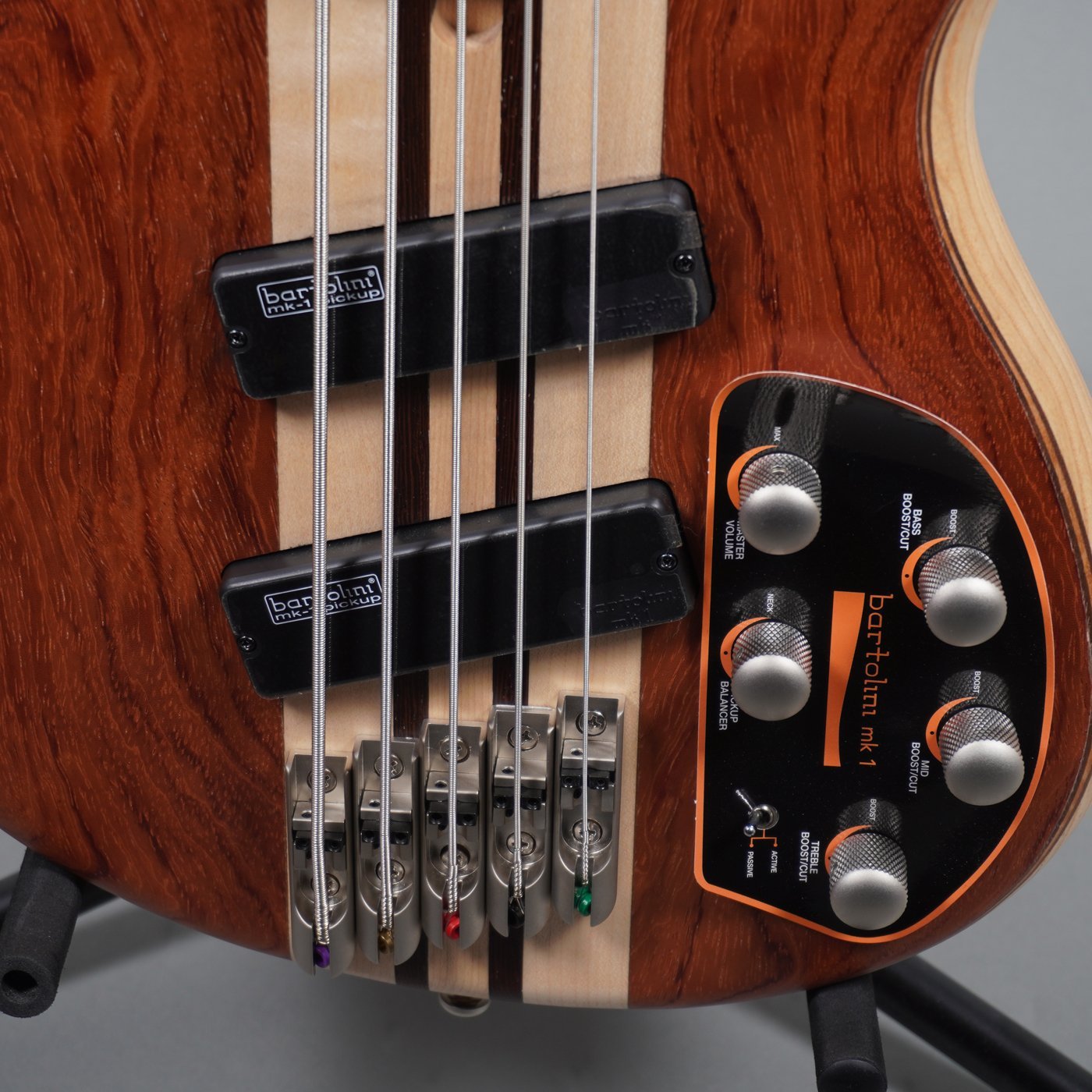 Cort A5 Beyond 5 String Bass Guitar - Open Pore Bubinga Natural-Cort-Infinite Music