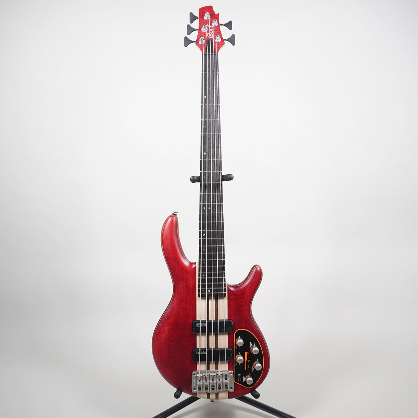 Cort A5 Plus FMMH 5 String Bass Guitar - Black Cherry-Cort-Infinite Music