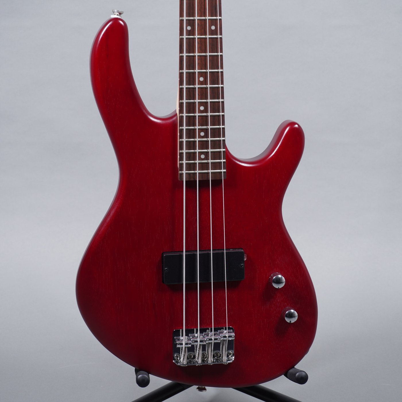 Cort Action Junior 3/4 Bass Guitar - Open Pore Black Cherry-Cort-Infinite Music