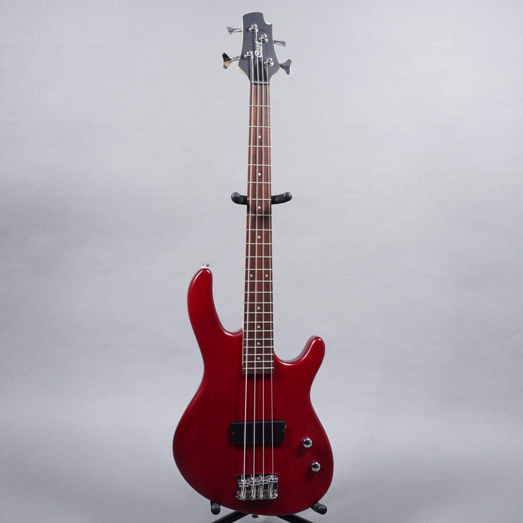 Cort Action Junior 3/4 Bass Guitar - Open Pore Black Cherry-Cort-Infinite Music