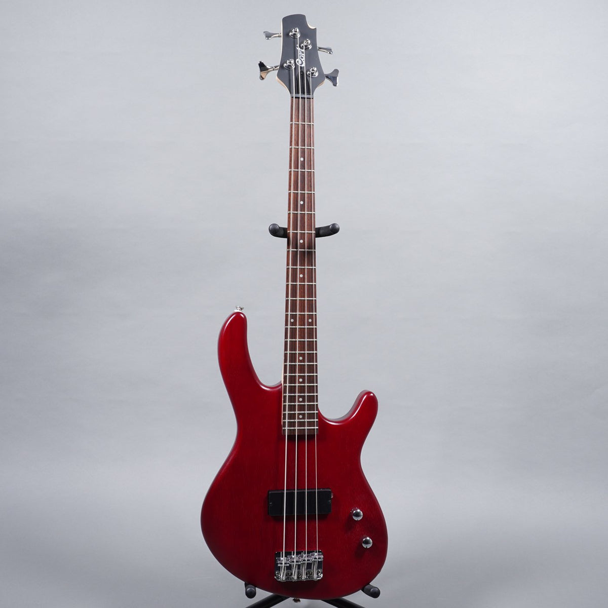 Cort Action Junior 3/4 Bass Guitar - Open Pore Black Cherry-Cort-Infinite Music