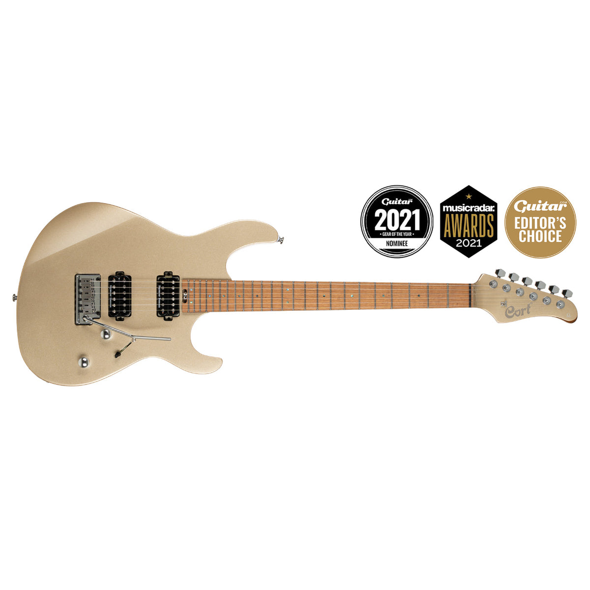 Cort G300 Pro Electric Guitar - Metallic Gold-Cort-Infinite Music