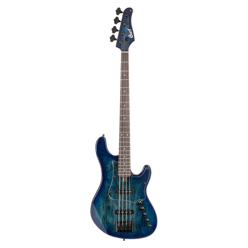 Cort GB-Fusion 4 String Electric Bass Guitar - Blue Burst (C30830)-Cort-Infinite Music