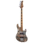 Cort GB Modern 4 Bass Guitar - Open Pore Charcoal Gray-Cort-Infinite Music