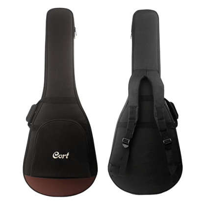Cort Gold DC6 Acoustic Electric Guitar in Natural w/- Deluxe Soft Case (C12212)-Cort-Infinite Music